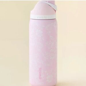 Pink Floral Water Bottle urban outfitters Owala